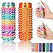 PARTY TONIGHT 2PCS Little Ouchies Pain Stim Fidget Fidget Toys for Adults 3D Printed Spin Spiky Grippie Sensory Rollers Spinner Toys for ADHD Anxiety Stress Relief Autism Novelty Stocking Stuffers - Image 2