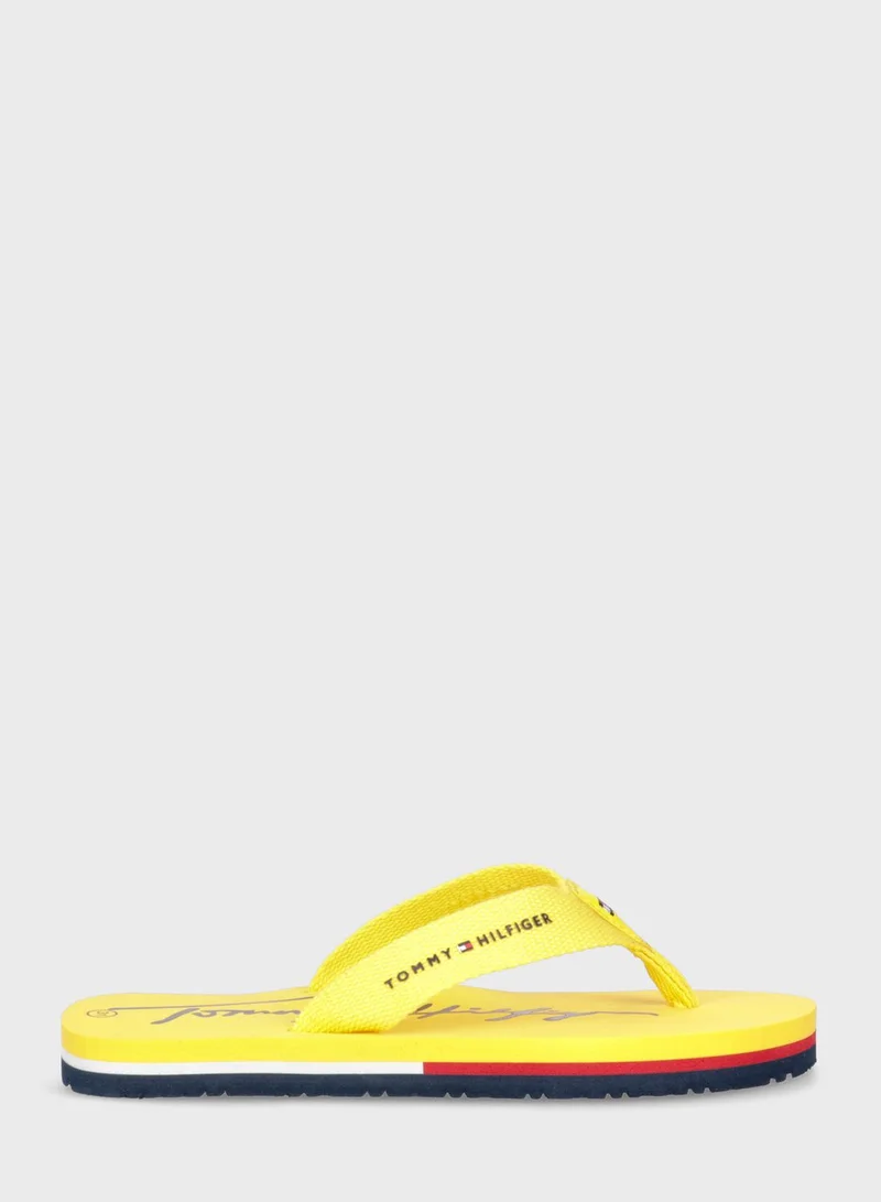 TOMMY HILFIGER Kids Slip On Flip Flop