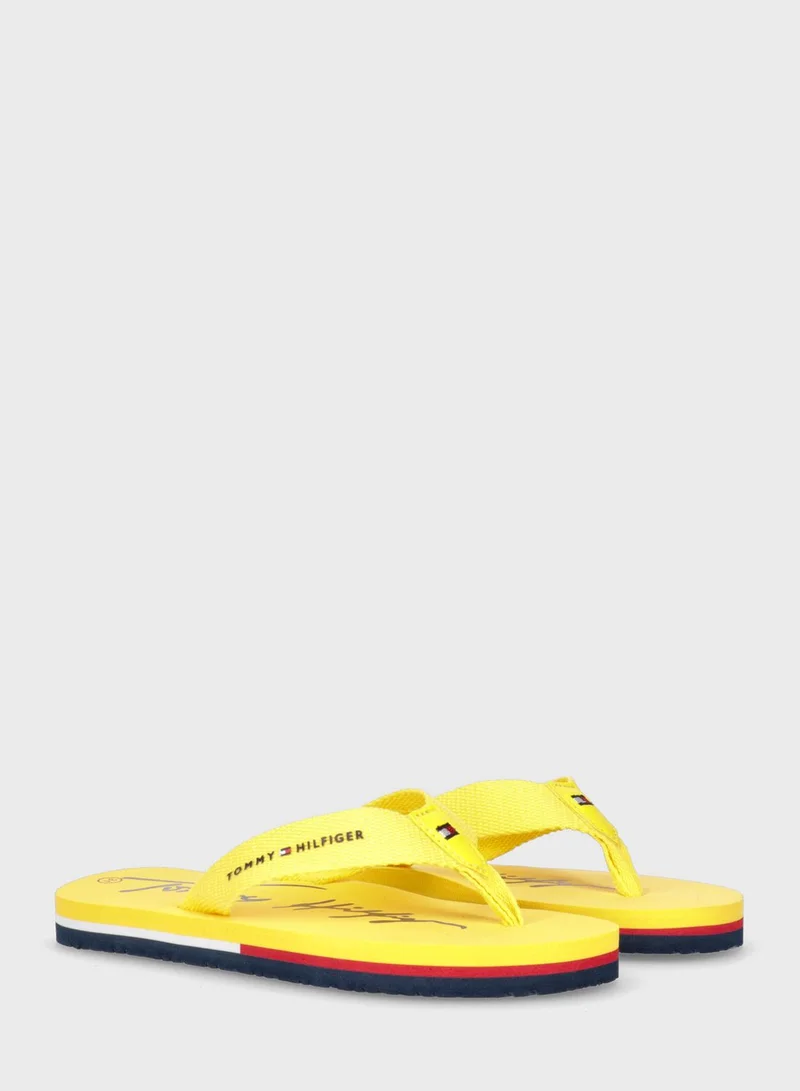 TOMMY HILFIGER Kids Slip On Flip Flop