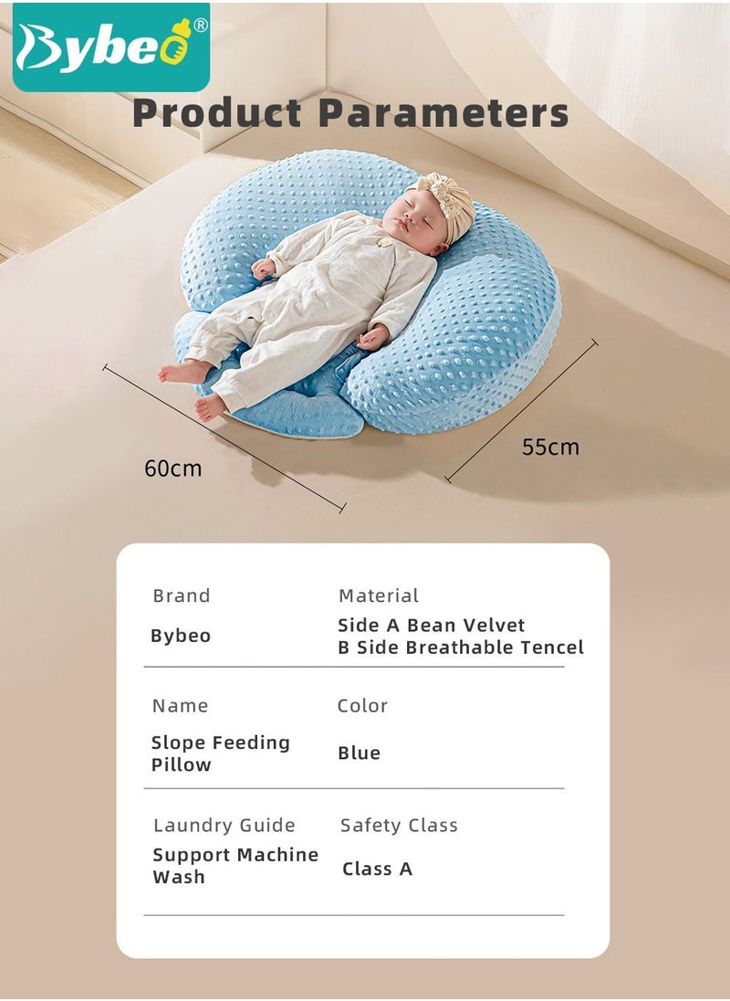 Bybeo - Baby Nursing Pillow & Body Positioner with Premium Material for Breastfeeding and Bottle Feeding, Infant Sitting Support to Babies Boys and Girls - Image 1