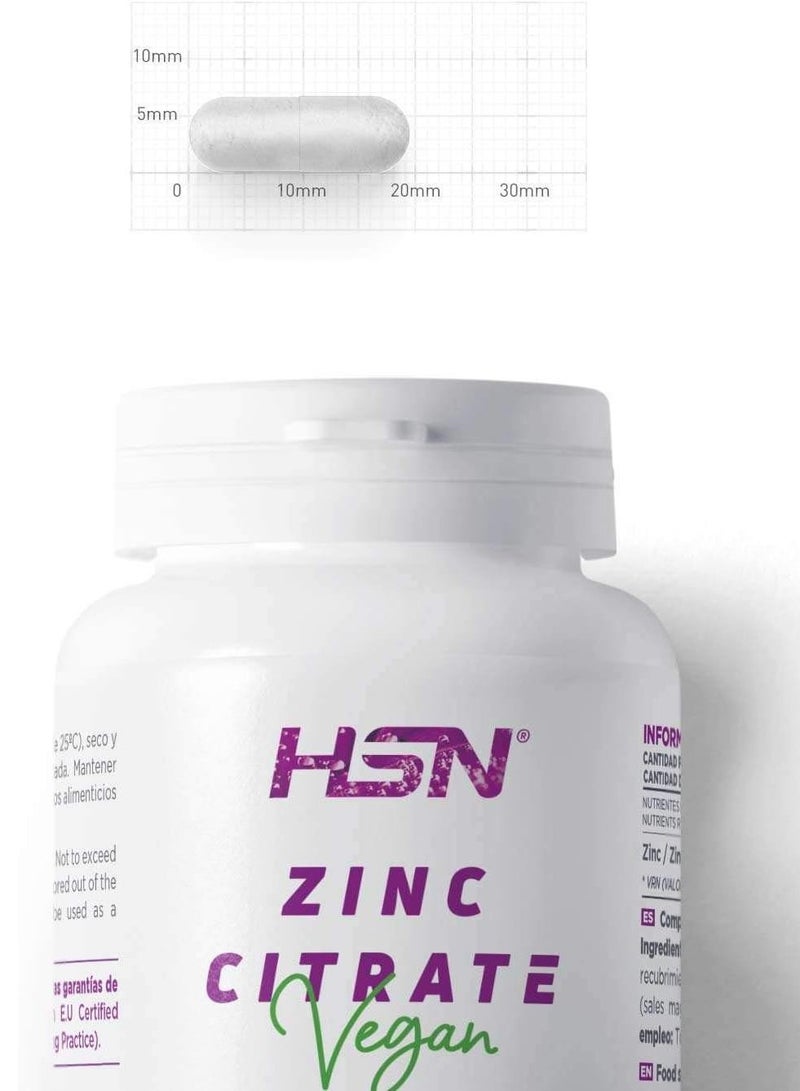 HSN ZINC CITRATE (25mg ZINC) - 120 veg caps - Image 3