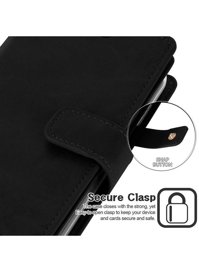 NIBEMINENT Leather Protective Case Cover For iPhone 11 Pro Max Black - Image 4
