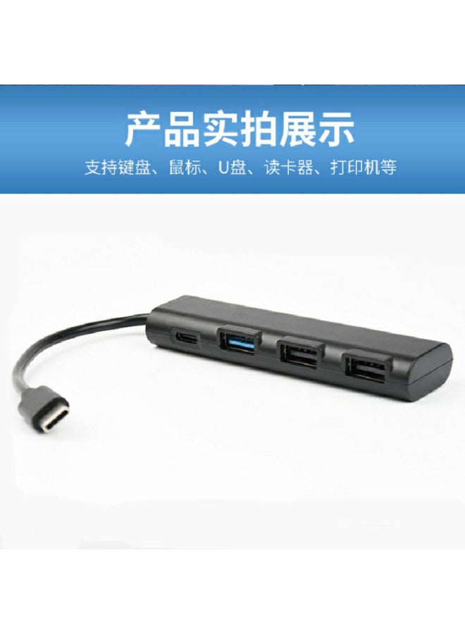 نيوترل شاحن متعدد المنافذ مع وصلة OTG بخمسة في واحد، يمكنه الشحن ونقل البيانات في نفس الوقت. محول متعدد المنافذ USB هاب - Image 1