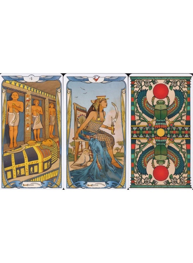 NIBEMINENT 78 Egyptian Art Nouveau Tarot cards - Image 5
