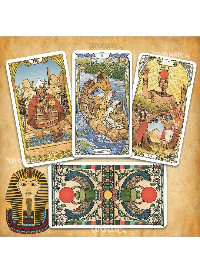 NIBEMINENT 78 Egyptian Art Nouveau Tarot cards - Image 1