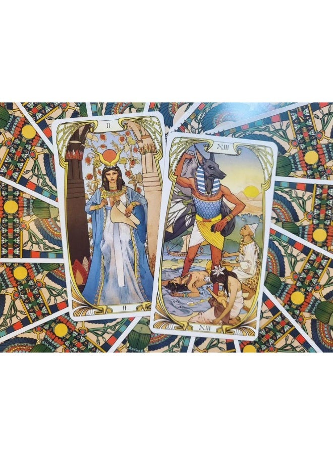 NIBEMINENT 78 Egyptian Art Nouveau Tarot cards - Image 4