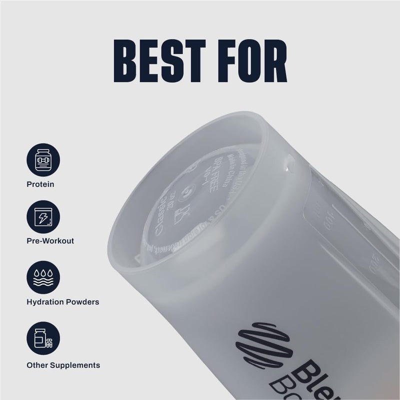 BlenderBottle Classic V2-20-oz. - Black - Image 4