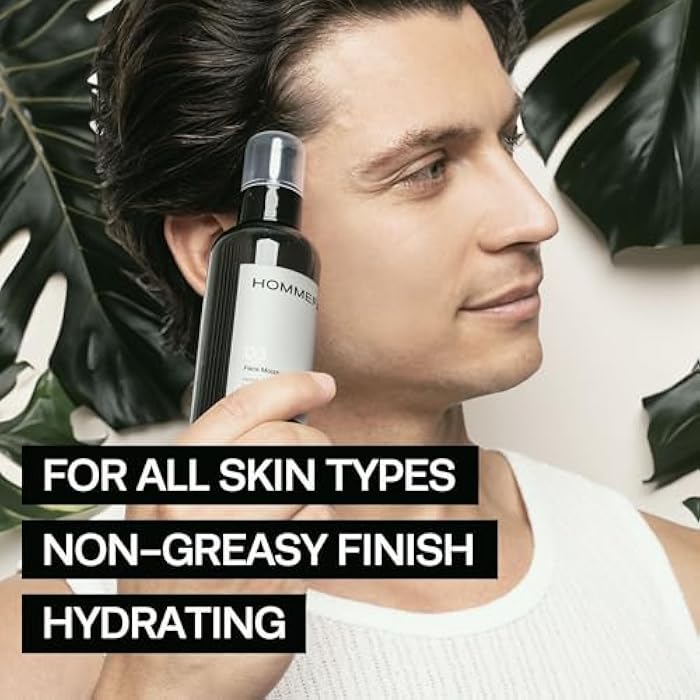 HommeFace Men’s Daily Face Moisturizer, 5.07 fl. oz. - Hydrating & Nourishing Facial Lotion - Korean Skincare Technology with Collagen, Witch Hazel & Cica Extracts - Image 2