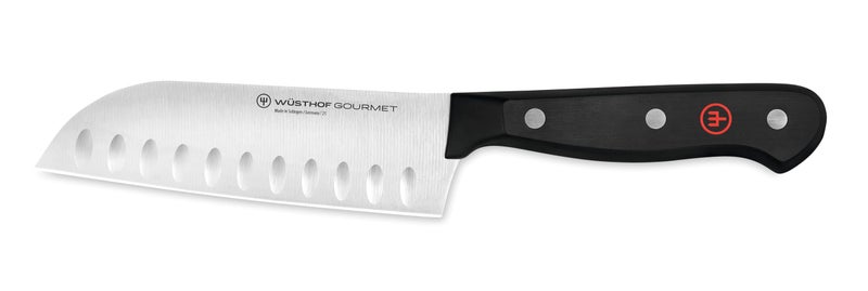 Wsthof Gourmet 5"" Santoku & 10"" Black Cutting Mat Set - Image 3