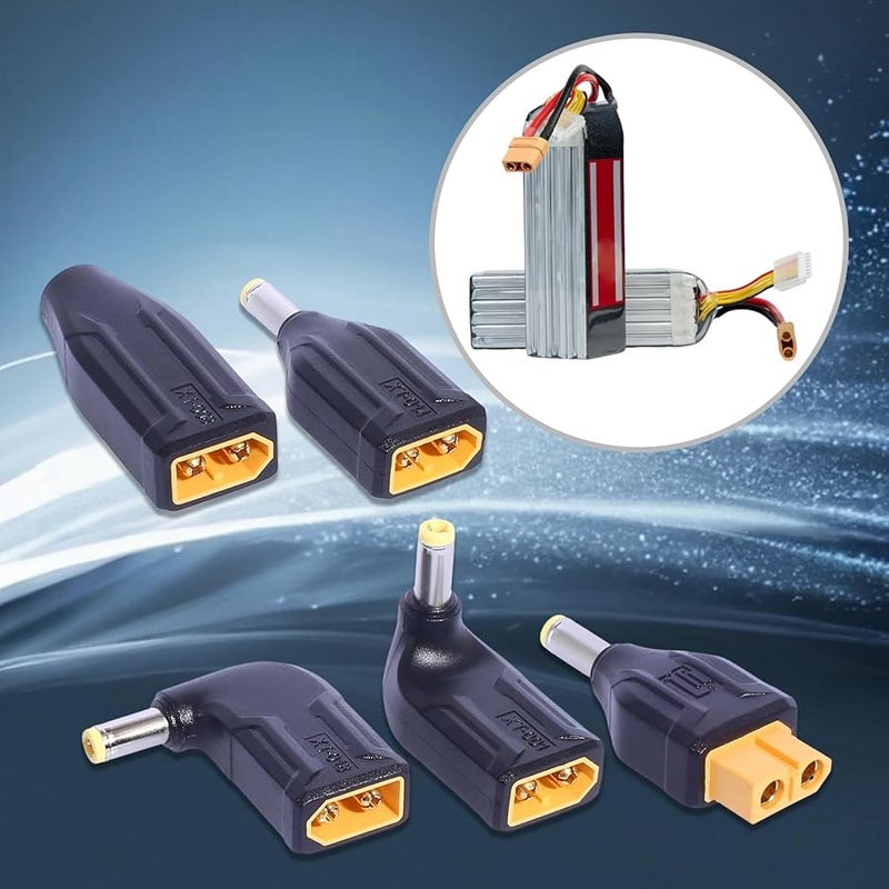 Multi Color Portable XT60 to DC5525 Converter Plug Connector for Model Making Electronics Engineering - Image 5