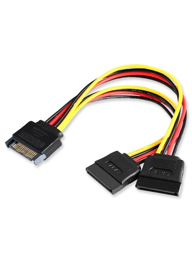 ELECTOP 6 Inch SATA Power Splitter Cable - Image 2