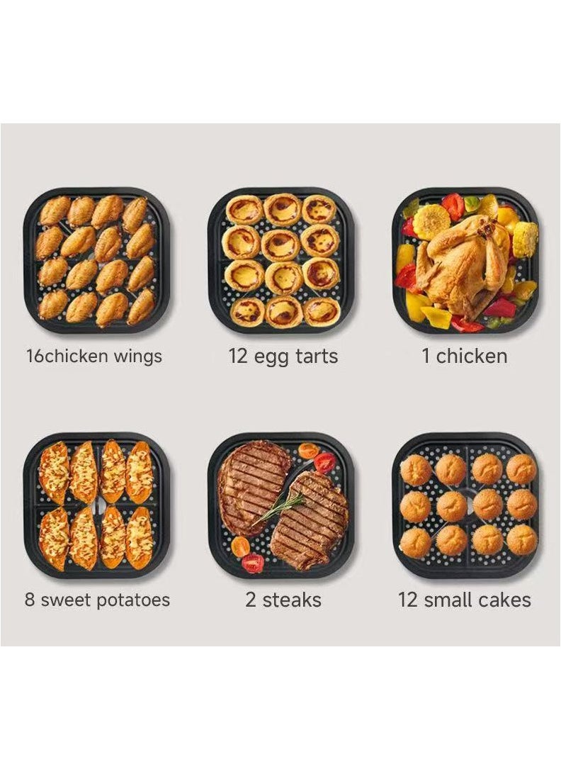 Tornado Keratiner Air Fryer, 9L Family Size, One-Touch Digital Control Presets, French Fries, Chicken, Fish, Nonstick Dishwasher-Safe Parts, Automatic Shutoff, Stainless Steel  - Image 5
