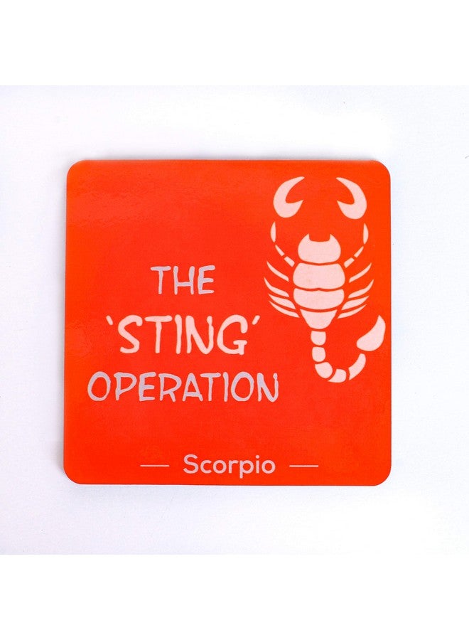 Inside Out Innovative Designs Quirky Scorpio Coaster for Cups/Glasses - Image 1