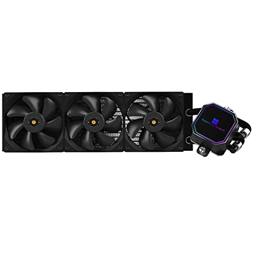 Thermalright Frozen Prism 360 Black AIO Water Cooler,Liquid CPU Cooler, 3×120mm PWM Fans Water Cooling System,1850RPM High Speed,Compatible with AMD/AM4/AM5&Intel LGA1151/1200/2066/1700 - Image 1