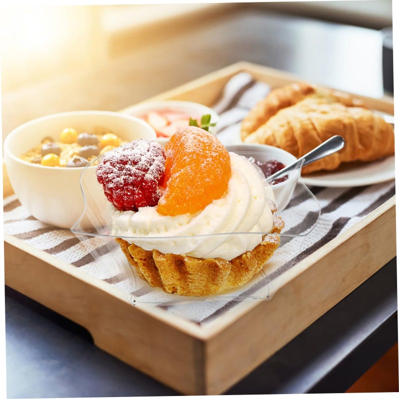 50 Pieces Multi Function Dessert Cups for Party Cake Molds Easy to Decorate - Image 3