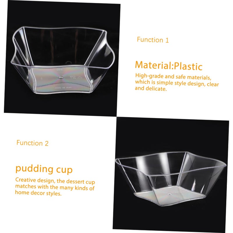 50 Pieces Multi Function Dessert Cups for Party Cake Molds Easy to Decorate - Image 4