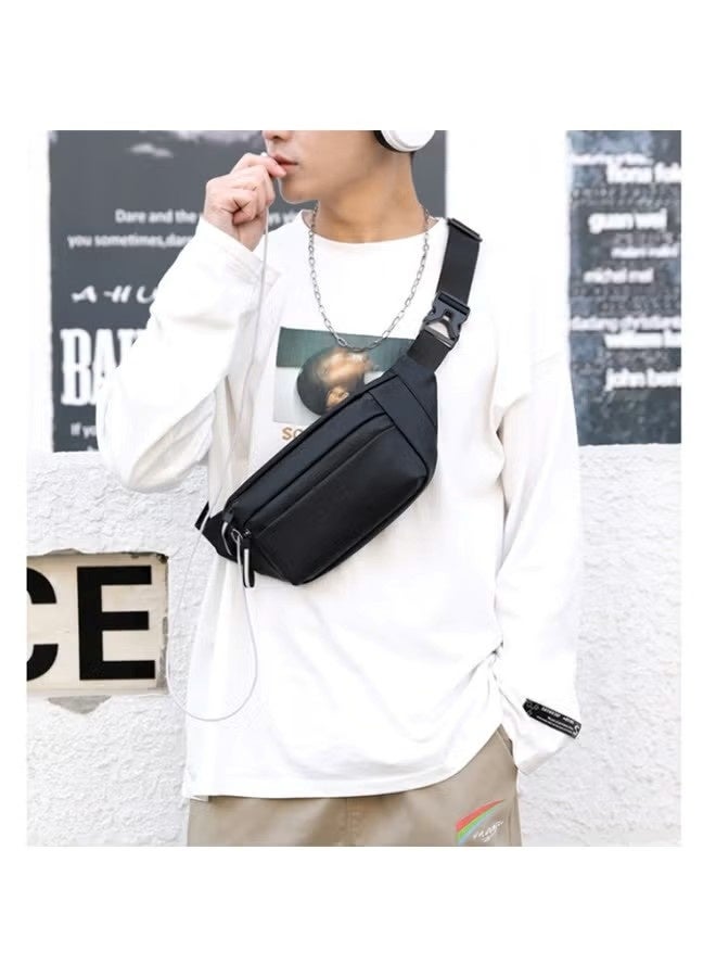 Large Crossbody Fanny Pack, Adjustable shoulder bag, Suitable for men and women, Stylish waterproof waist bag, Cell phone bag, wallet,Exercise Travel Leisure Walking Running Hiking Cycling - Image 3