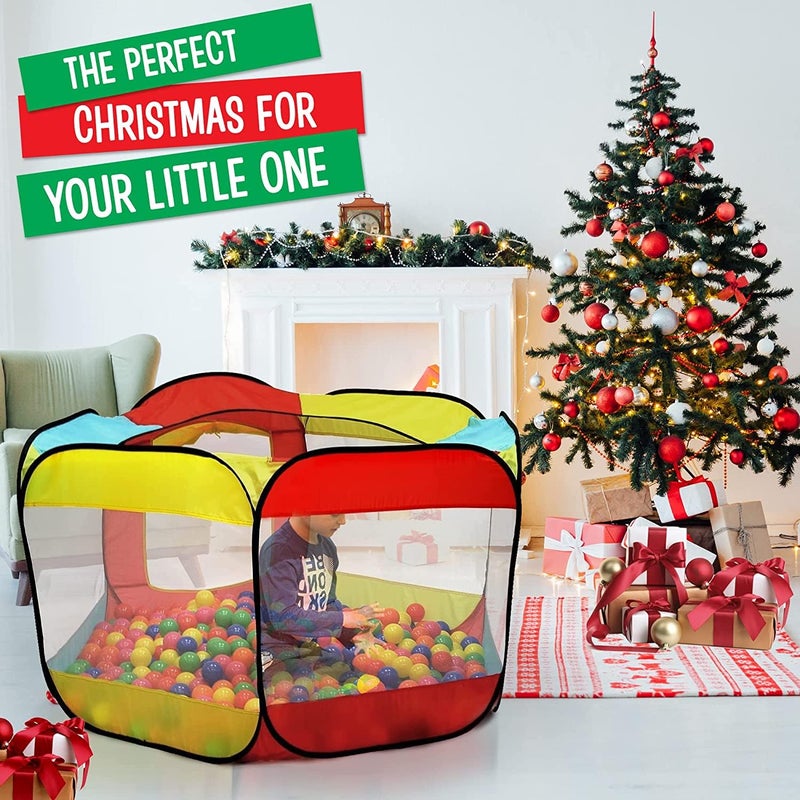 Kiddey Store Kids Ball Pit Pop Up Large Tent for Toddlers  Indoor  Outdoor Gift Toys for Infants Girls  Boys Baby Playpen with Zipper Storage Bag BallPit Balls Not Included - Image 3