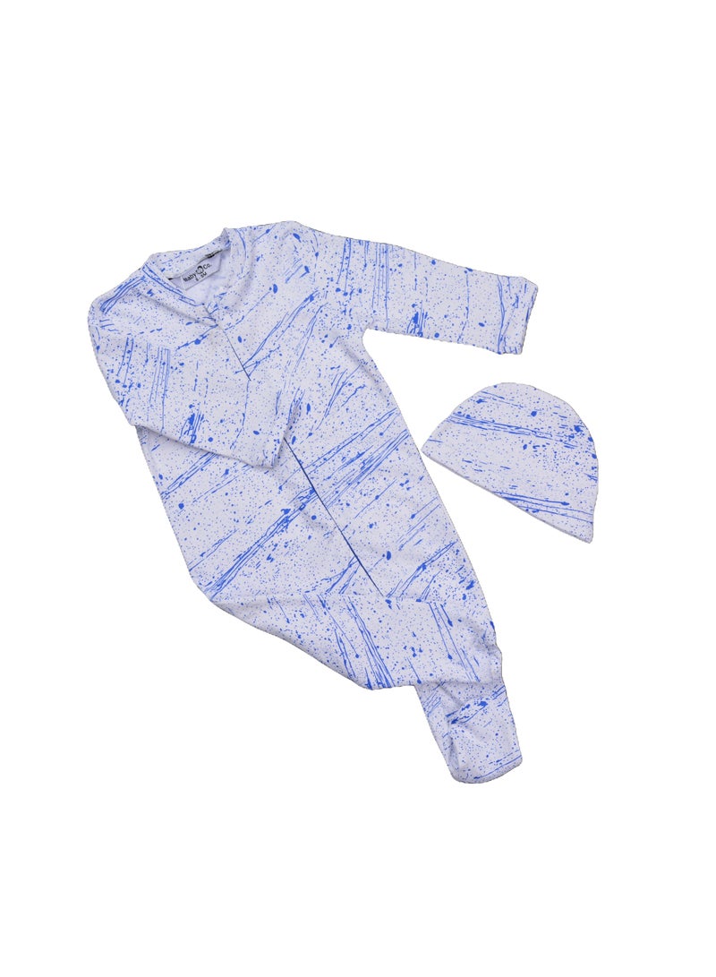 Baby Co. Stylish Baby suit with Ice cap.  - Image 1