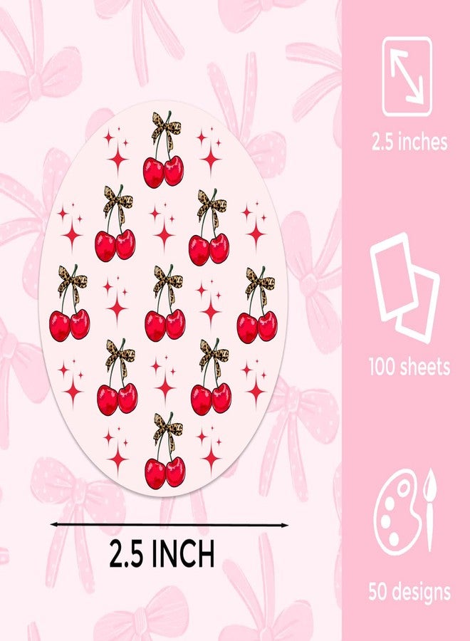 MUBYOK M505 2.5inch 100pcs Car Freshies Cardstock Cutouts Round for Circles Silicone Molds & Aroma Beads Accessories Supplies, Funny Quote, Western, Mama,Pink bow,Drive - Image 2