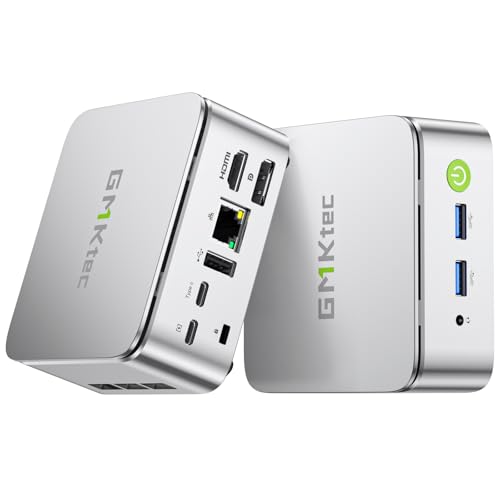 GMKtec جهاز كمبيوتر صغير GMKtec Mini PC Ryzen 5 3500U 1TB NVMe SSD 16GB DDR4 2.5GbE NIC LAN Office Home Desktop Computers, HTPC Proxmox, HDMI 2.1, USB-C, DP Triple 4K Display Nucbox G10 - Image 1