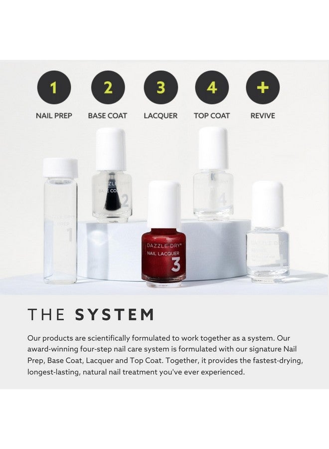 Dazzle Dry Dazzle Dry Mini Kit 4 Step System - Prima Ballerina, a sheer and milky delicate pink that makes a beautiful French base. (5 Piece Kit / 5 Manicures) - Image 4