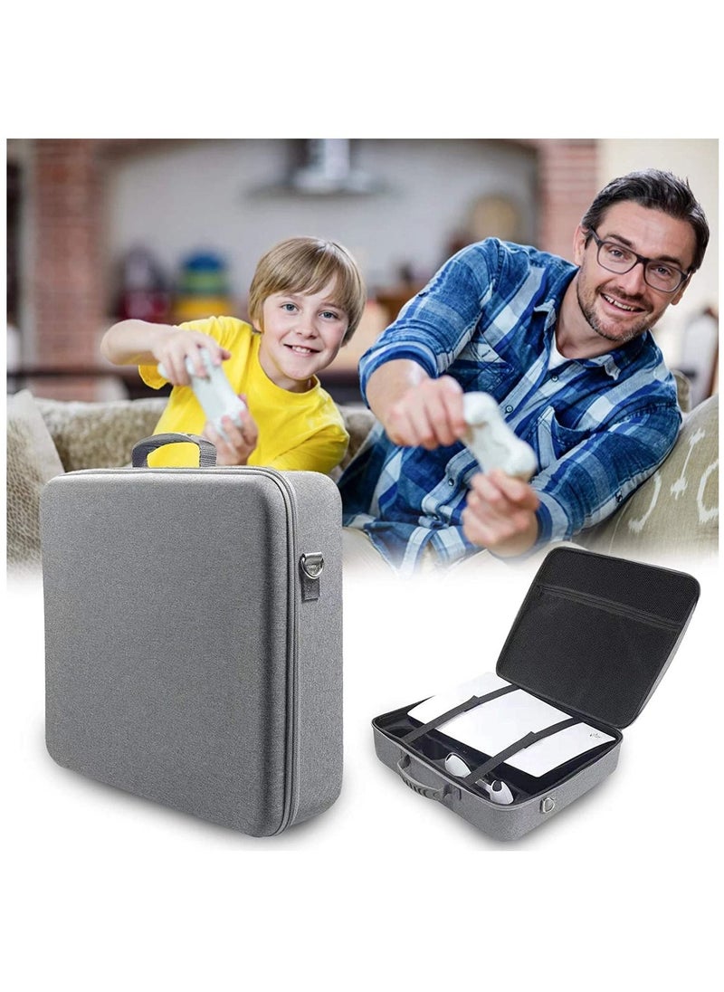 Arabest - Carrying Case for PS5, Portable Waterproof Hard Shell Larger Capacity Fits for PS5 Models Travel Case - Image 1