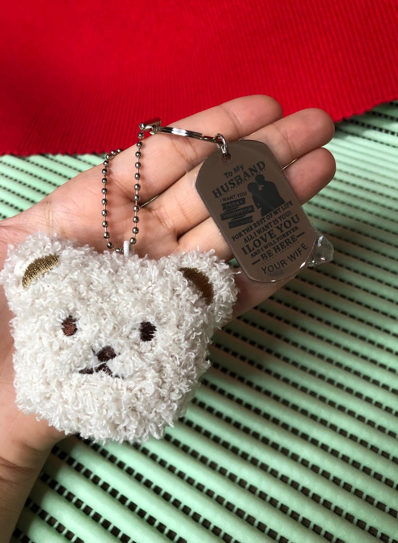 جاست فور يو سلسلة مفاتيح وميدالية عصرية ورائعة - Image 1