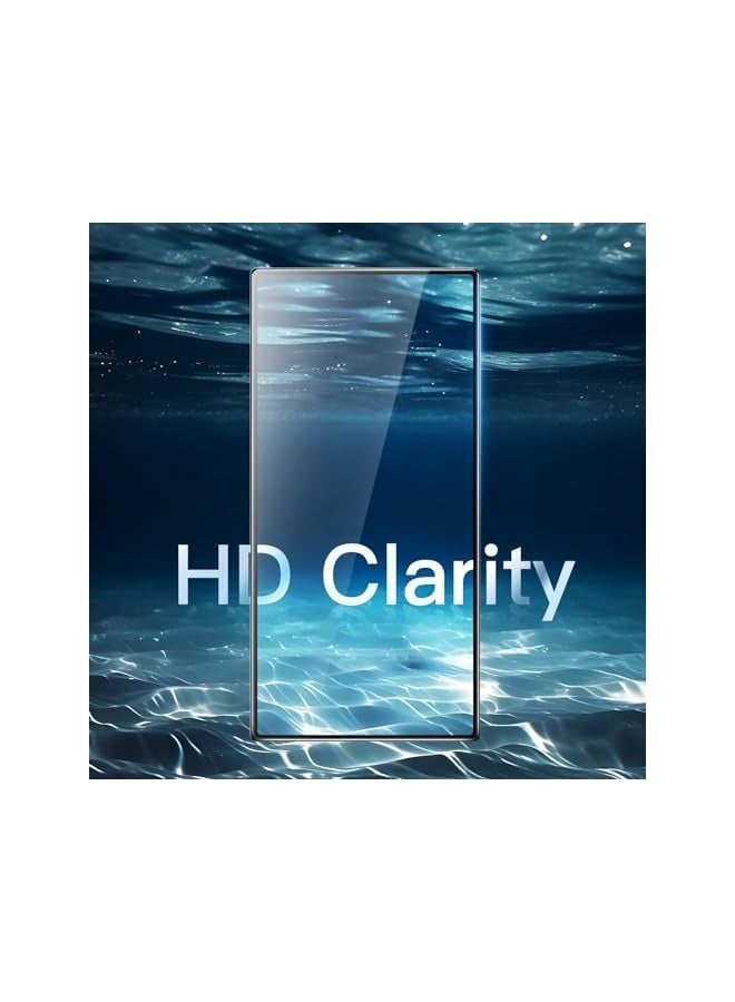 جي تيك واقي شاشة بتغطية كاملة من JETech لهاتف Samsung Galaxy S24 Ultra 5G مقاس 6.8 بوصة، طبقة من الزجاج المقسى مع أداة تثبيت سهلة، متوافق مع معرف بصمة الإصبع، شفاف عالي الدقة، 3 عبوات - Image 5