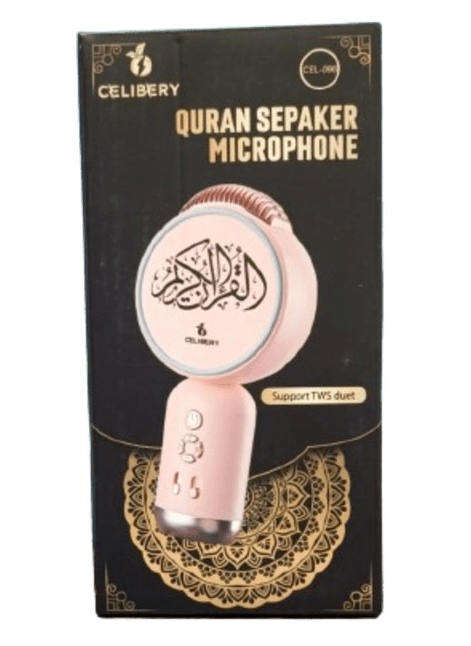 CELIBERY Quran Speaker Microphone with Bluetooth Support, Pink  - Image 4