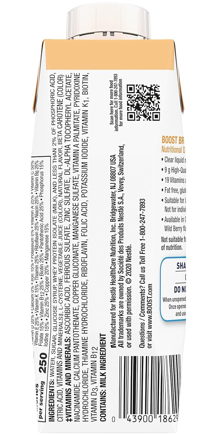Boost Breeze Nutritional Drink Orange 8 Fl Oz (Pack of 6) - Image 5