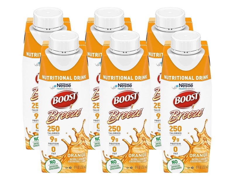 Boost Breeze Nutritional Drink Orange 8 Fl Oz (Pack of 6) - Image 1