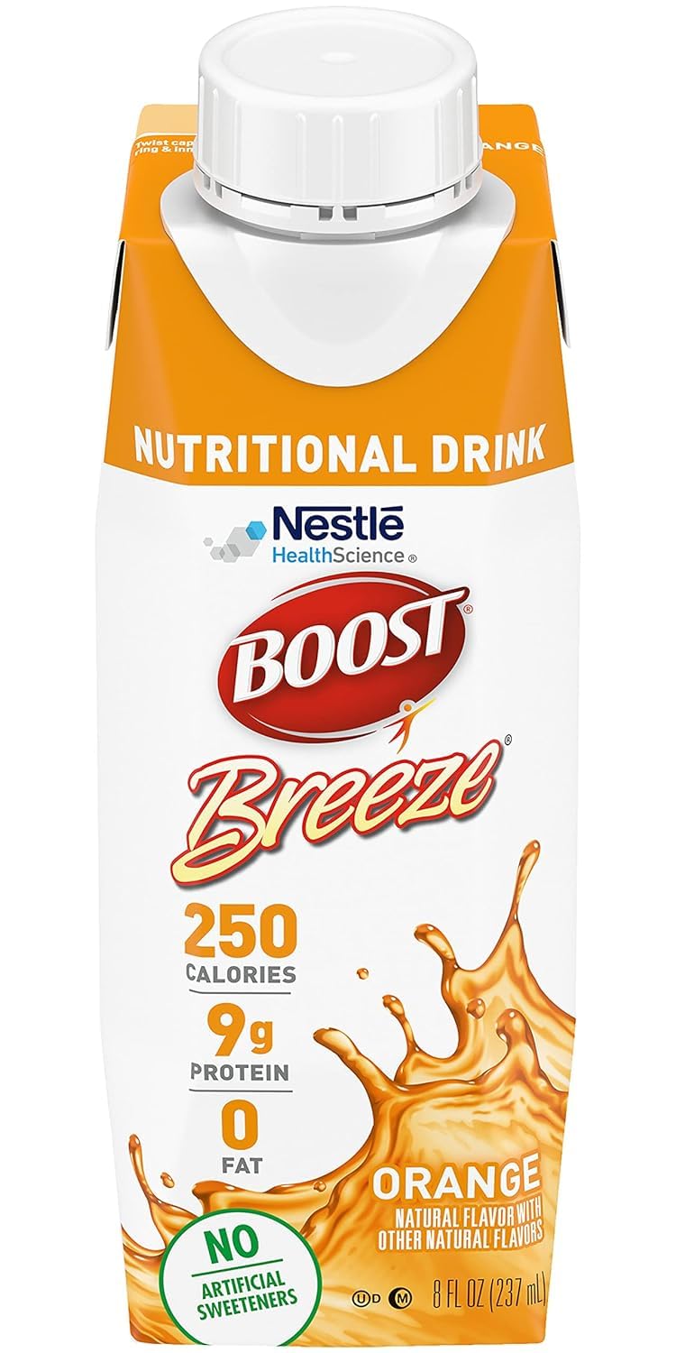 Boost Breeze Nutritional Drink Orange 8 Fl Oz (Pack of 6) - Image 2