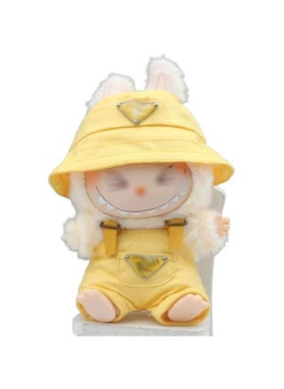 17cm Labubu Clothes Set, Hat u0026 Overalls Set for 17cm Labubu Accessories Suit, Cute Clothes for Dress up Unique Style (Yellow Triangle) - pzsku/Z7D051A56F8712B59B0A2Z/45/1749380620/8a2db80f-934d-49fc-828b-138c0f10bc4d