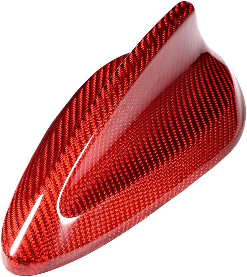 Carbon Fiber Antenna Cover Accessory, Red, Fit for F15 Car 12-18 - Durable Material, Easy Installation, Replacement Part for Automotive Exterior - Image 1
