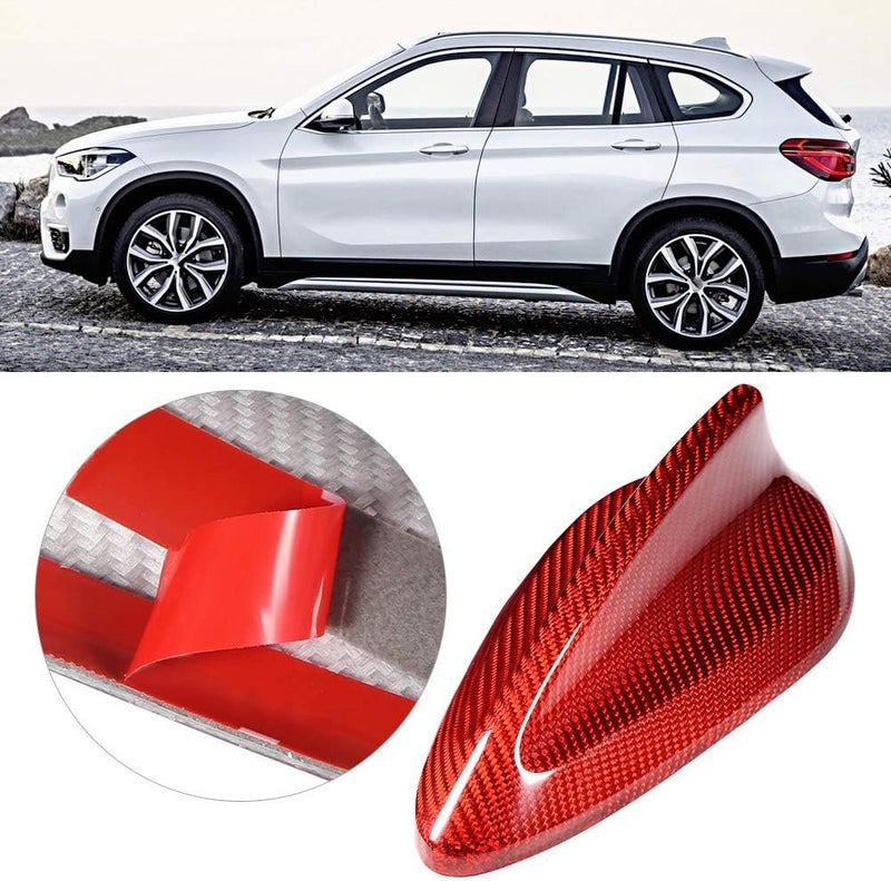 Carbon Fiber Antenna Cover Accessory, Red, Fit for F15 Car 12-18 - Durable Material, Easy Installation, Replacement Part for Automotive Exterior - Image 4