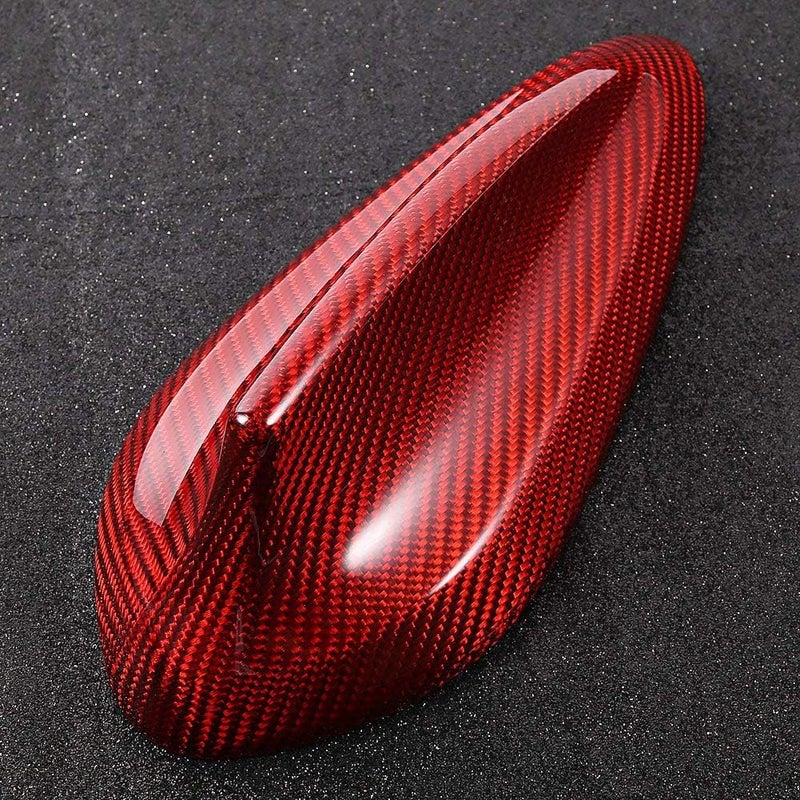 Carbon Fiber Antenna Cover Accessory, Red, Fit for F15 Car 12-18 - Durable Material, Easy Installation, Replacement Part for Automotive Exterior - Image 2