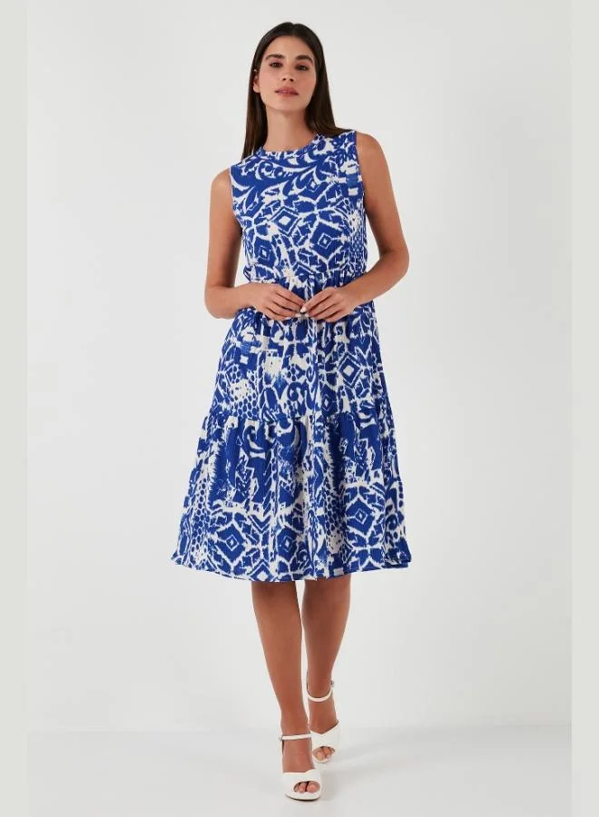 Lela  Lela Patterned Regular Fit Sleeveless Dress Women's Dress 5865731 for Women | Best Price UAE