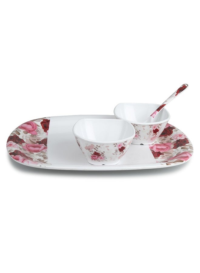 Bataniya Triple Coated 9-Piece Serving Set, a Blend of Elegance and Resilience in Melamin Craftsmanship - Image 3