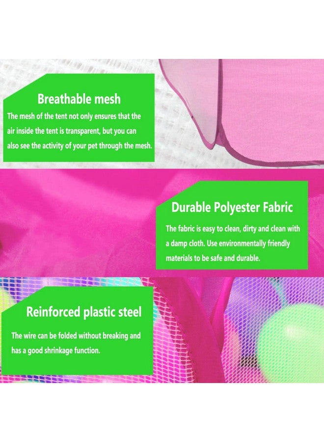 ريبيت حظيرة لعب خنزير غينيا من RYPET - حظيرة لعب للحيوانات الأليفة قابلة للتهوية وشفافة، سياج لممارسة التمارين الرياضية في الهواء الطلق/الداخلي، سياج فناء محمول لخنزير غينيا والأرانب والهامستر والشنشيلة والقنافذ - Image 3