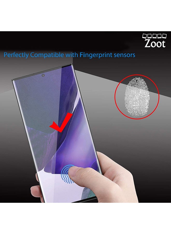 Zoot Tempered Glass Screen Protector Compatible For Samsung Galaxy Note 20 Black - Image 3