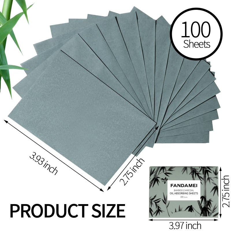 FANDAMEI 600 Counts Oil Blotting Sheets For Face, Blotting Paper for Oily Skin, Oil Control Film, Oil Absorbing Sheets For Face, Oil Absorbing Tissues, Oil Blotting Papers - Image 4