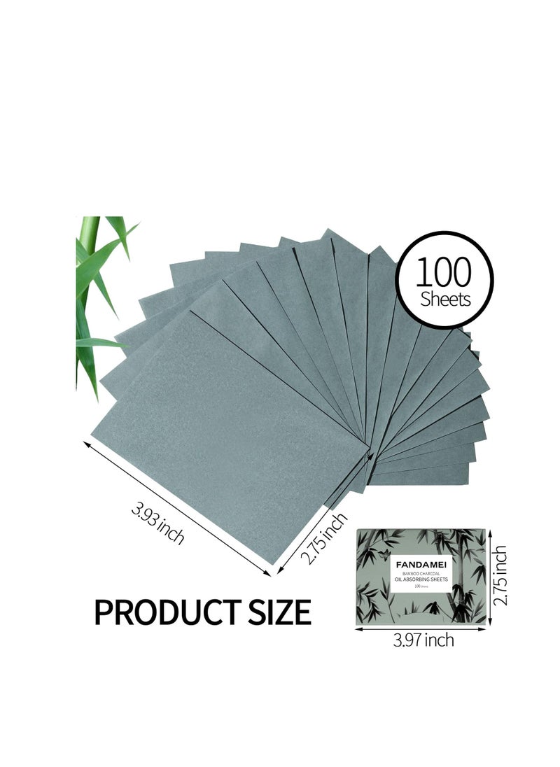 FANDAMEI FANDAMEI 600 Counts Oil Blotting Sheets For Face, Oil Blotting Papers For Face, Blotting Paper for Oily Skin, Oil Control Film, Oil Absorbing Sheets For Face, Oil Absorbing Tissues  - Image 3