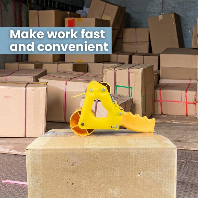 Smartpack Hand Tape Dispenser for Cartoon Box Packing with Cutting | Manual Hand Operated Plastic Dispenser | Manual Tape Dispenser with Stainless Steel Blade | 1 Dispenser of 2 INCH - Image 4