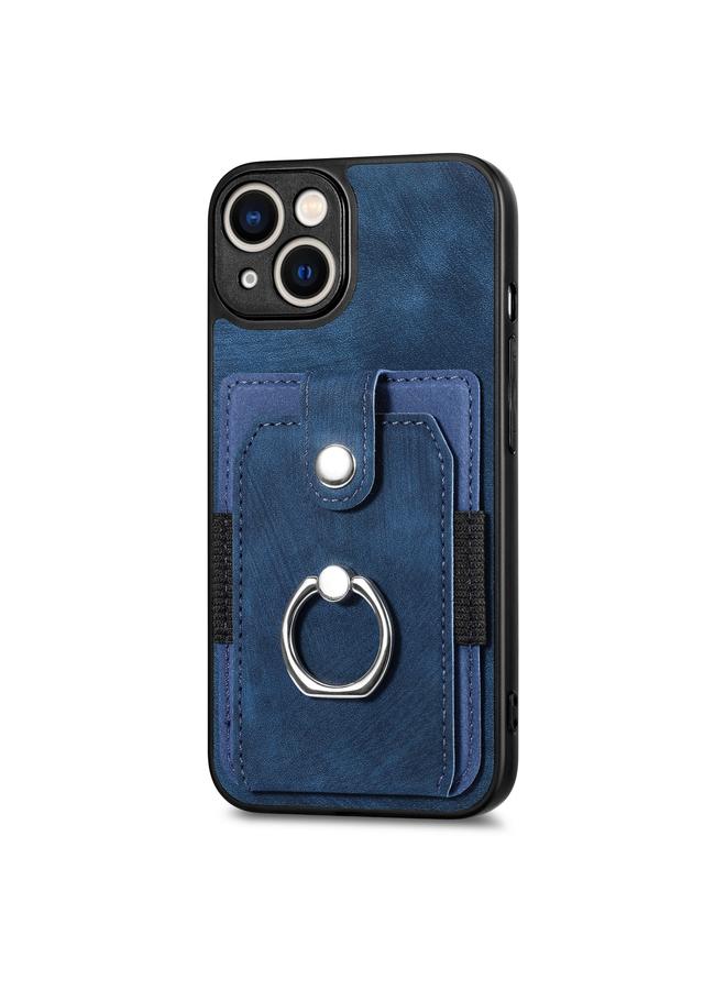 Zaboon Case For iPhone 12 Pro Max Retro Skin-feel Ring Card Wallet Phone Case - Image 2