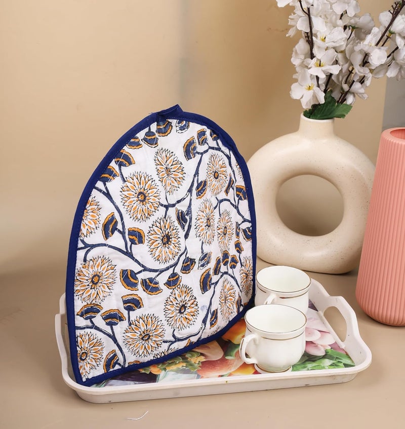 Craftintegration Indian Ombre Mandala Tea Cosy for Teapot 100% Cotton Extra Thick Indian Ethnic Tea Cozies for Party Wadding Insulated Kettle Cover for Home Kitchen Decorative Tea Cozy Tea Pot Cover - Image 2