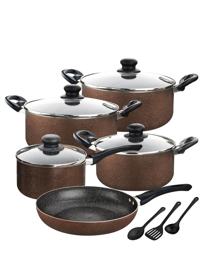 RAJ Raj 12 Pcs Non Stick Cookware Set  - Image 1