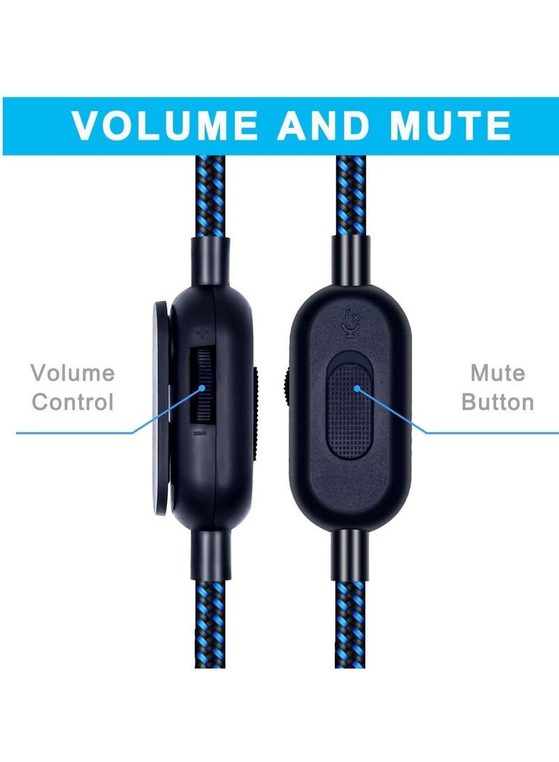 KASTWAVE Replacement Cord for Astro A10 A30 A40 A50 Headset, Cable with Volume Control and Inline Mute Function, 2.0M 6.5Ft, Durable Braided Cable Compatible with One Play Station 4 PS4 Via 3.5mm Jack - Image 3