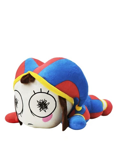 Big Pomni Circus Plush - Quirky Clown Monster Soft Toy for Kids and Collectors