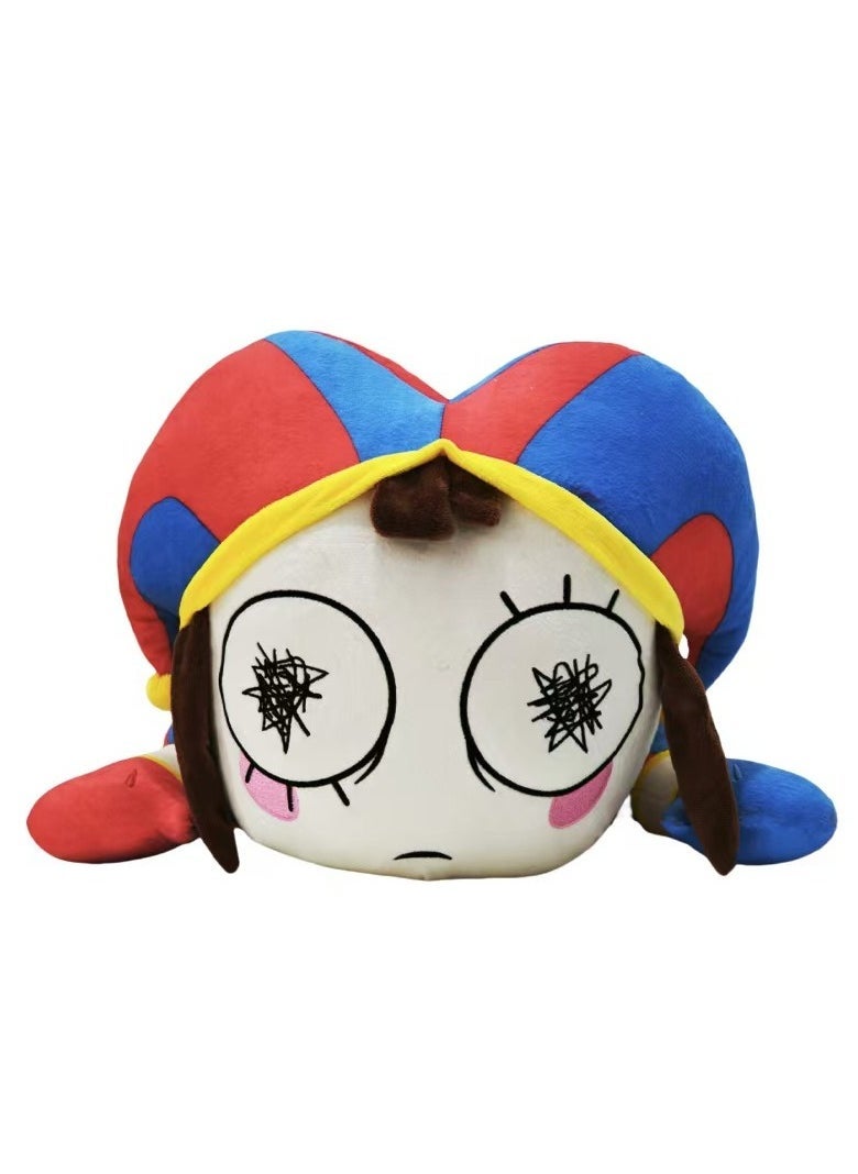 Big Pomni Circus Plush - Quirky Clown Monster Soft Toy for Kids and Collectors